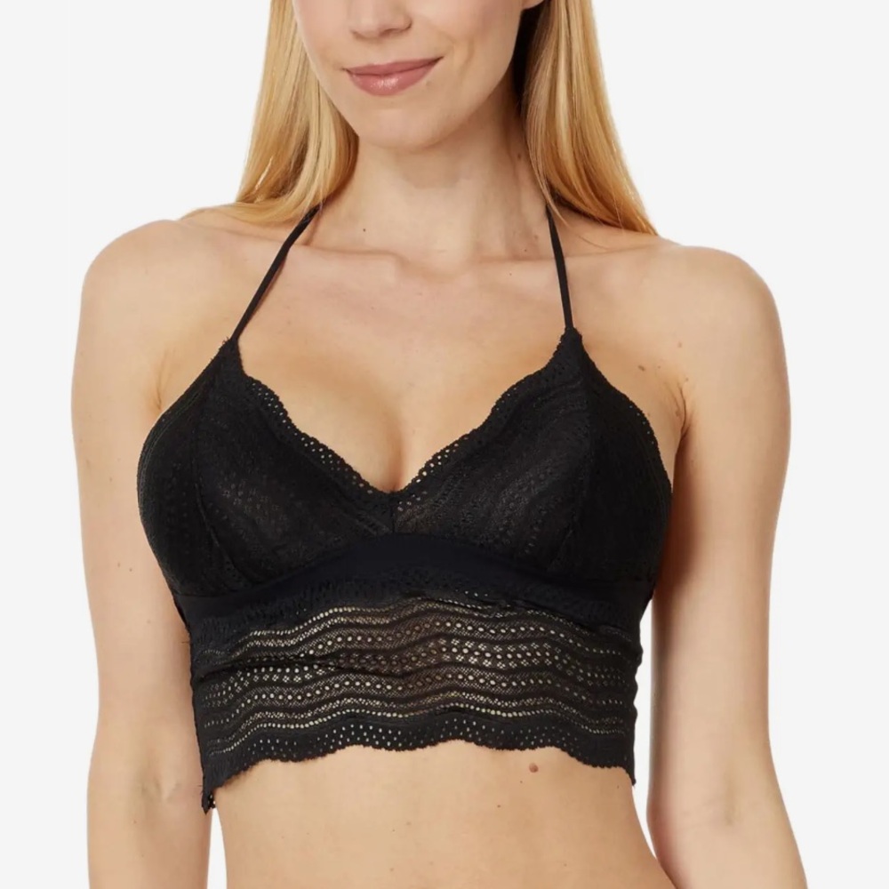 Cosabella Dolce Halter Cropped Cami Black Size Medium